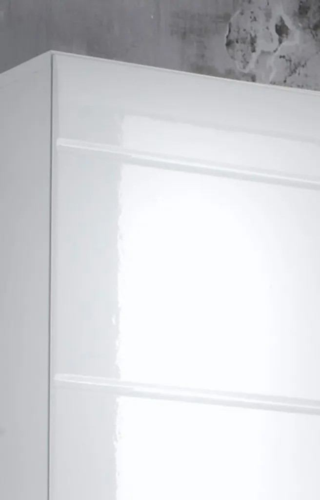 Meuble sous lavabo blanc laqué pour rangement salle de bain - 22