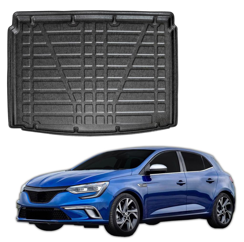 Tapis De Coffre Sur Mesure Pour Renault Megane 4 Depuis Image du produit 