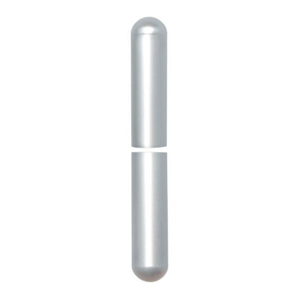 Zierhülse aus Aluminium | Aufsteckhülse verchromt matt für Einbohrbänder | Band ø 15mm, Bandhöhe 92mm, oben + unten