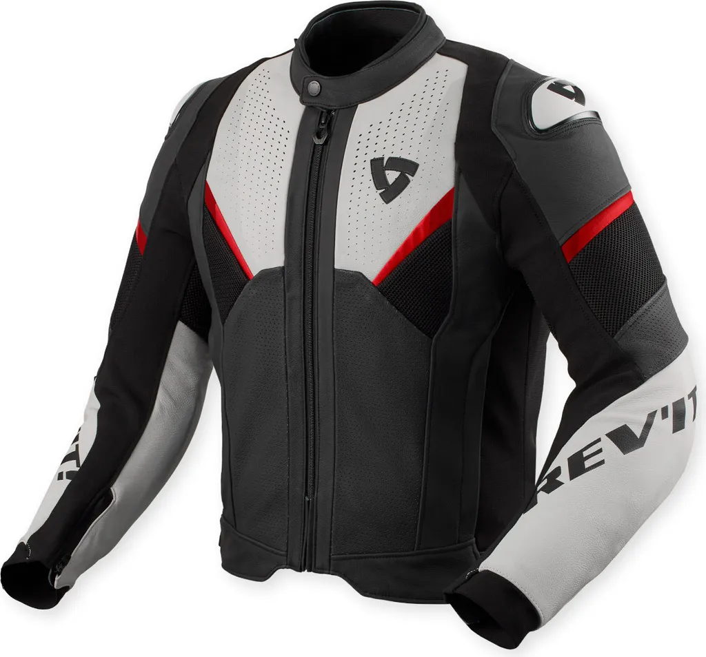Veste Moto Cuir Revit Automate - Idéale pour Sorties Estivales et Ville