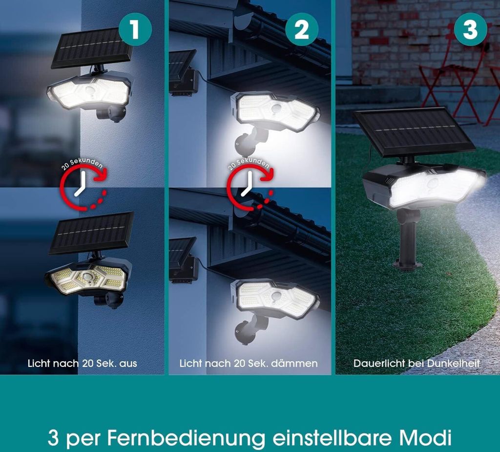 EASYmaxx LEDSolarstrahler für außen mit Kaufland.de