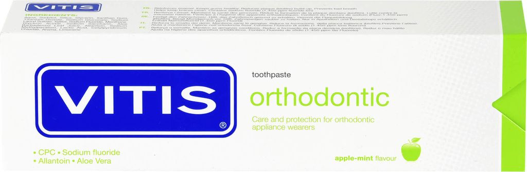 VITIS orthodontic Zahnpasta, 100 ml Zahncreme Produktbild 