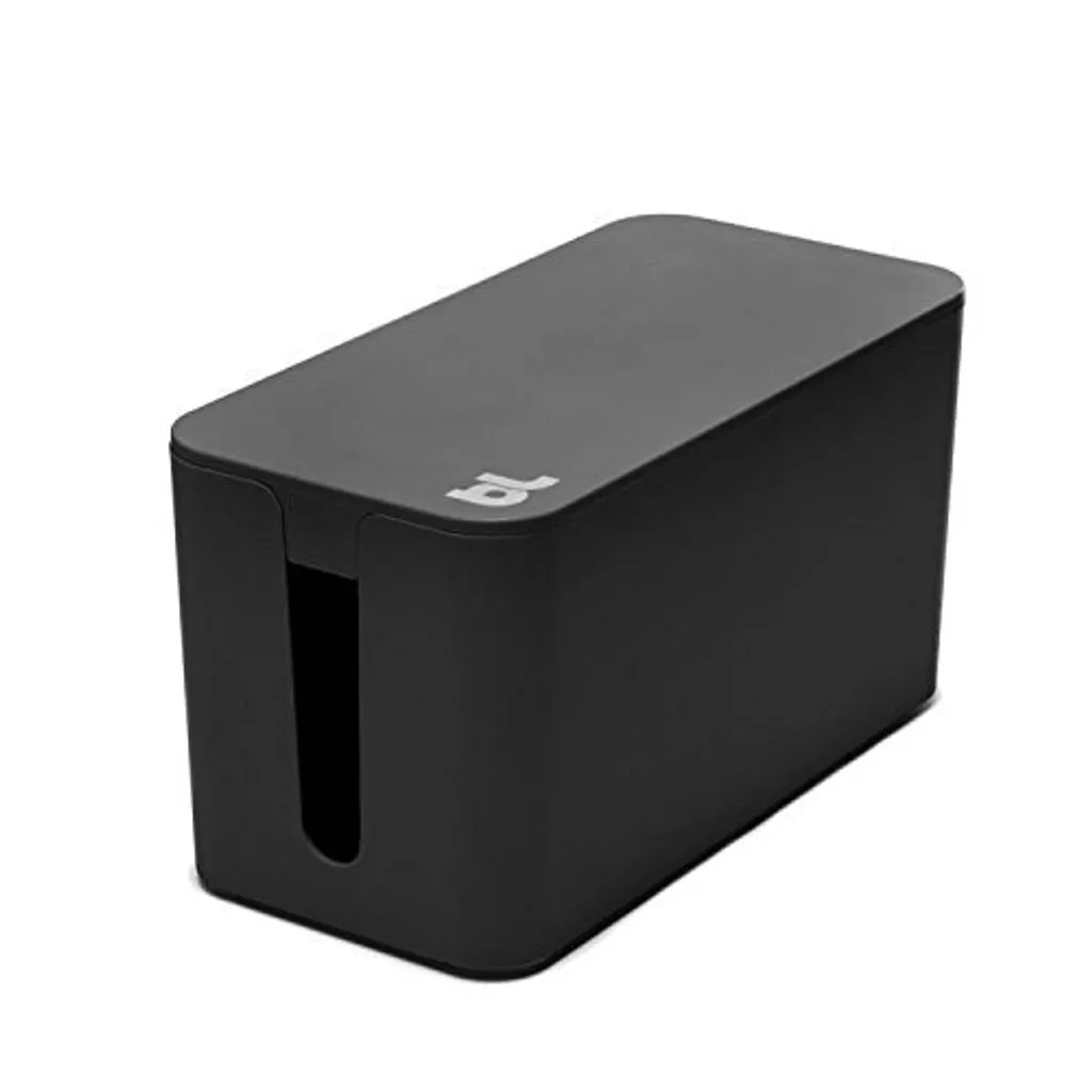 Cache-Câbles Design Bluelounge CableBox Mini Noir pour Multiprises - 11