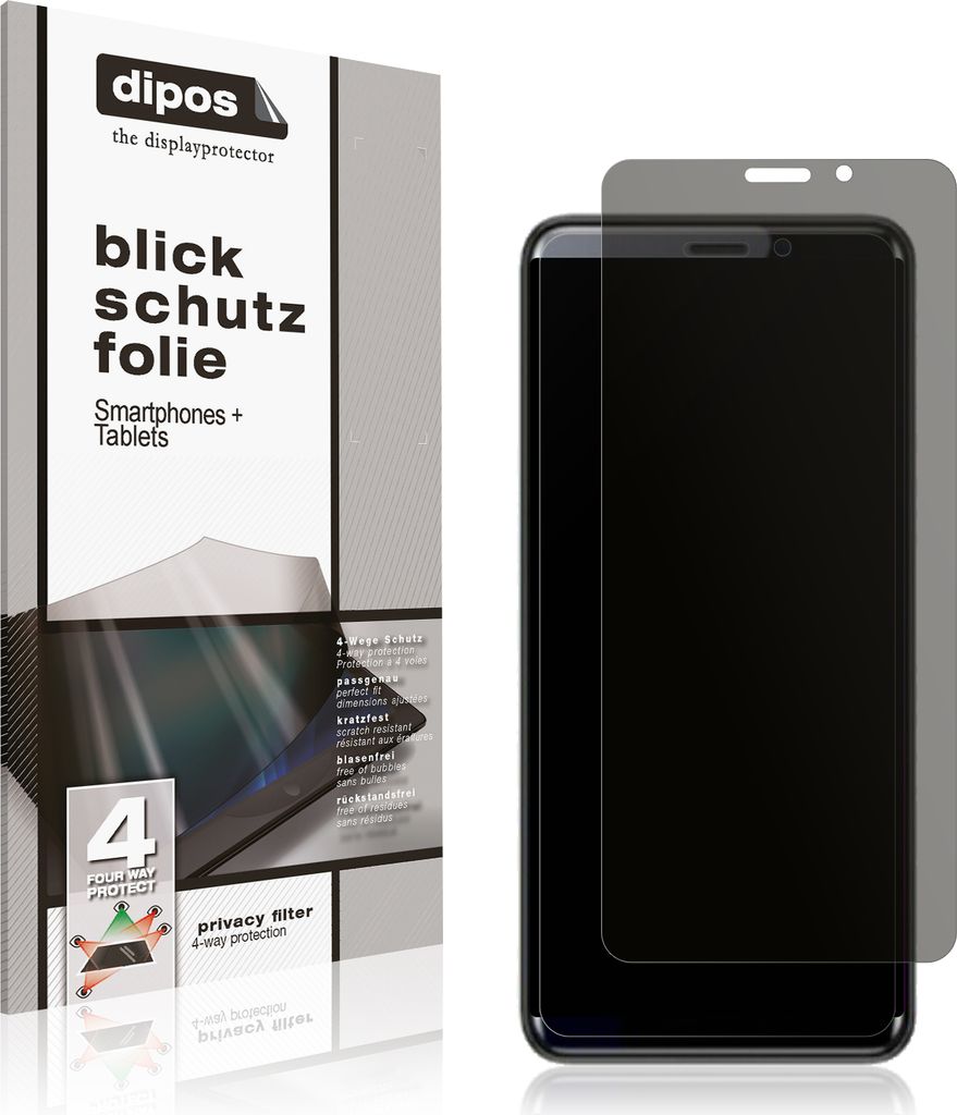 Blickschutzfolie für Coolpad Cool Play 7C matt Schutzfolie Folie Display Schutz dipos
