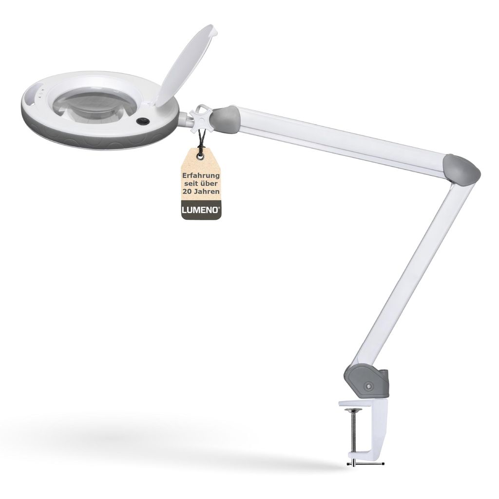 Lumeno LED Lupenleuchte Serie 851X mit 152mm Echtglaslinse, Produktbild 