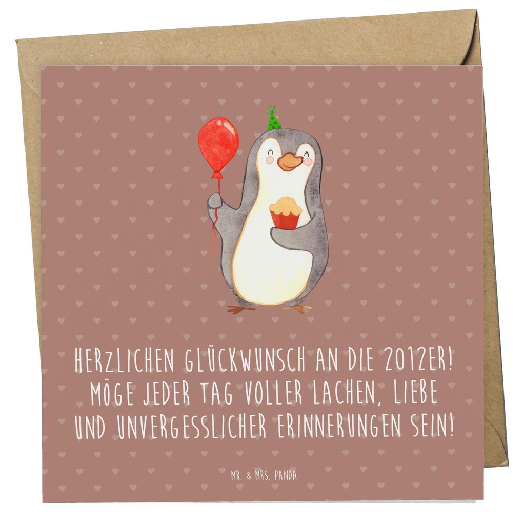 Mr. & Mrs. Panda Glückwunschkarte 2012 Geburtstag Glückwünsche - Braun Pastell - Geschenk, Geburtstagsgeschenk, anlasskarte, Liebe, Erinnerung, ...