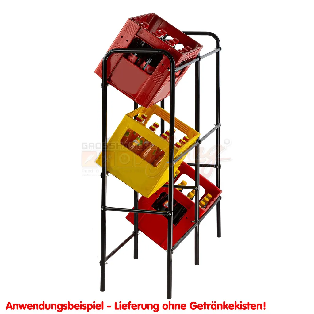 Support de casiers à bouteilles pour optimiser le rangement du garage - 4