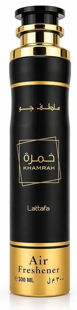 Lattafa Perfumes Khamrah luchtverfrisser, 300 ml spray Productafbeelding 