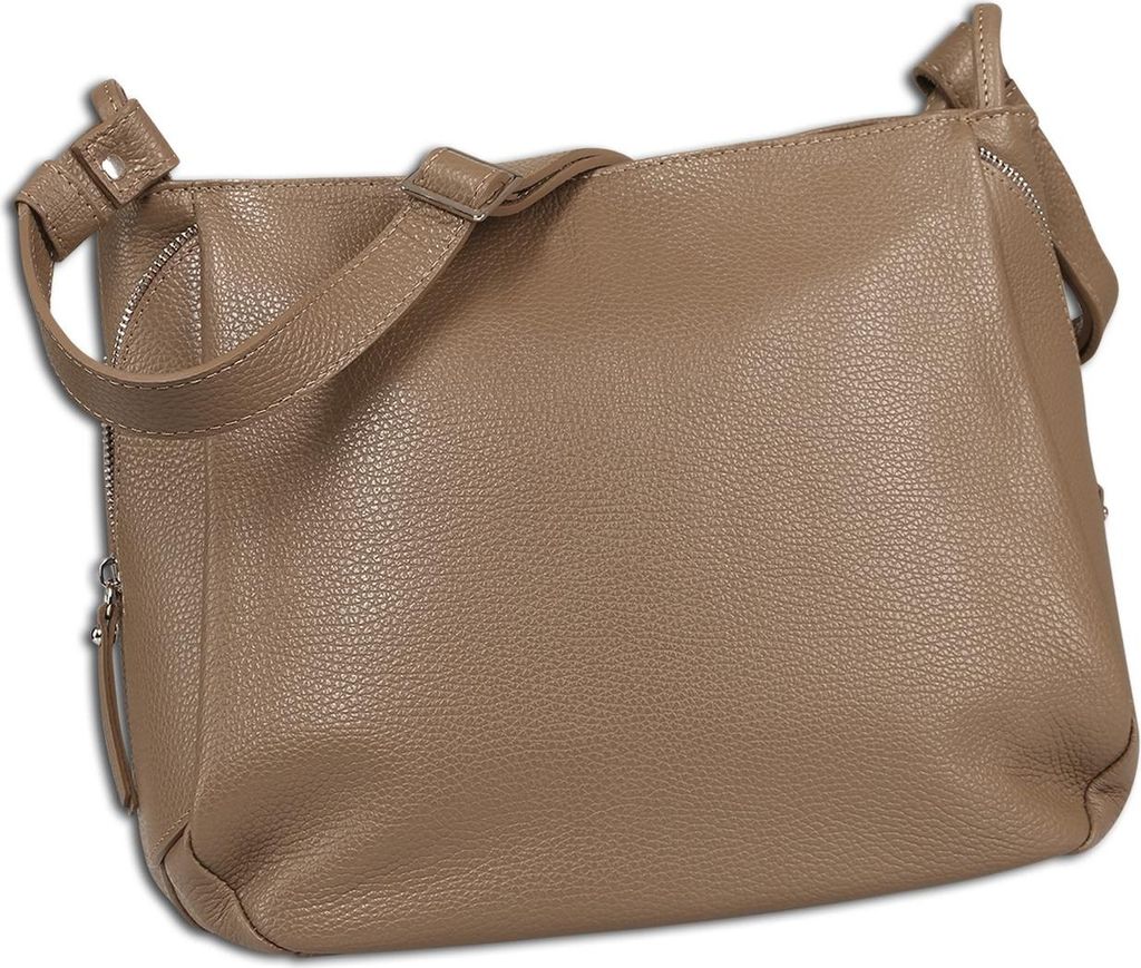 Toscanto Handbags Umhängetasche taupe, beige Leder OTT182UI5