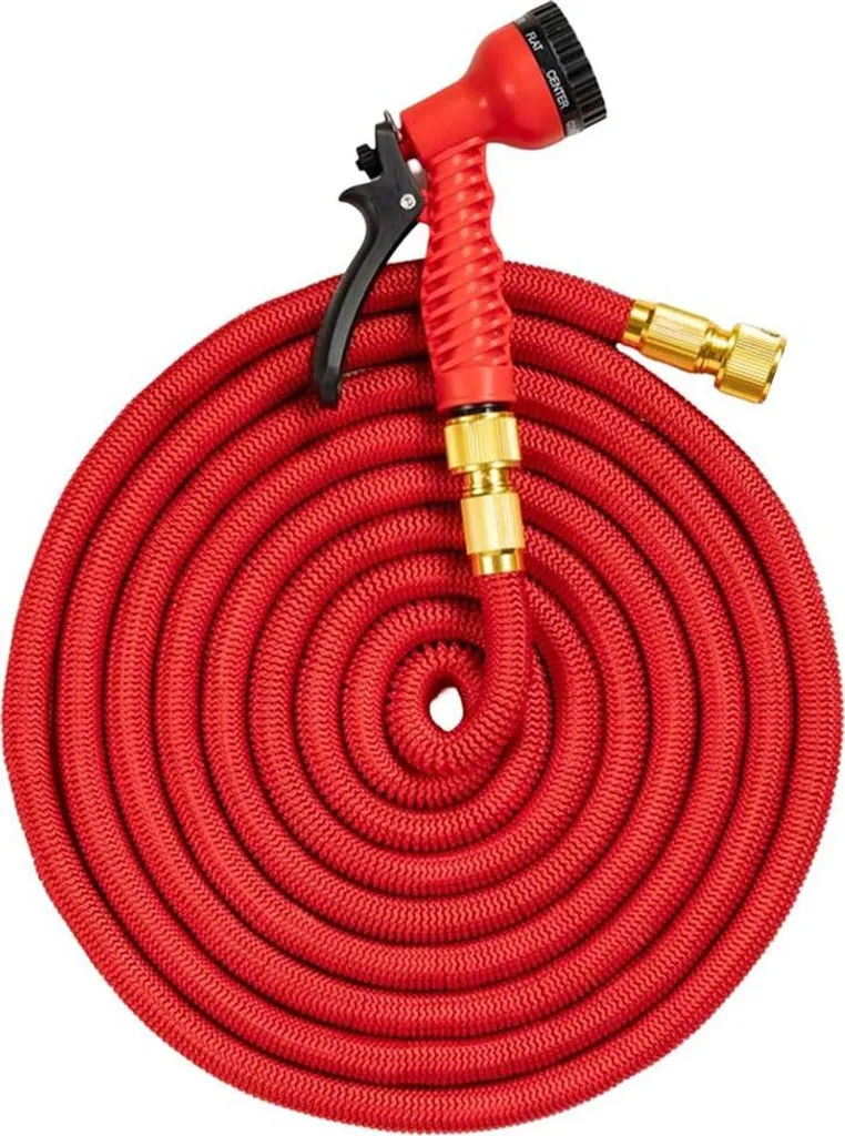 Tuyau d'arrosage extensible 100 mètres rouge Avizar haute qualité - 2