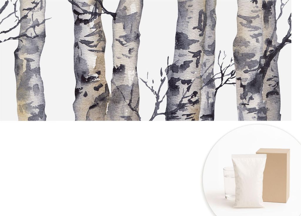 Fototapete - Wandbilder für Wohnzimmer - 208x146 cm - Dekorative Wandfolie - Modernes Design für Wanddekoration - Tapeten für Innenräume - Espe...