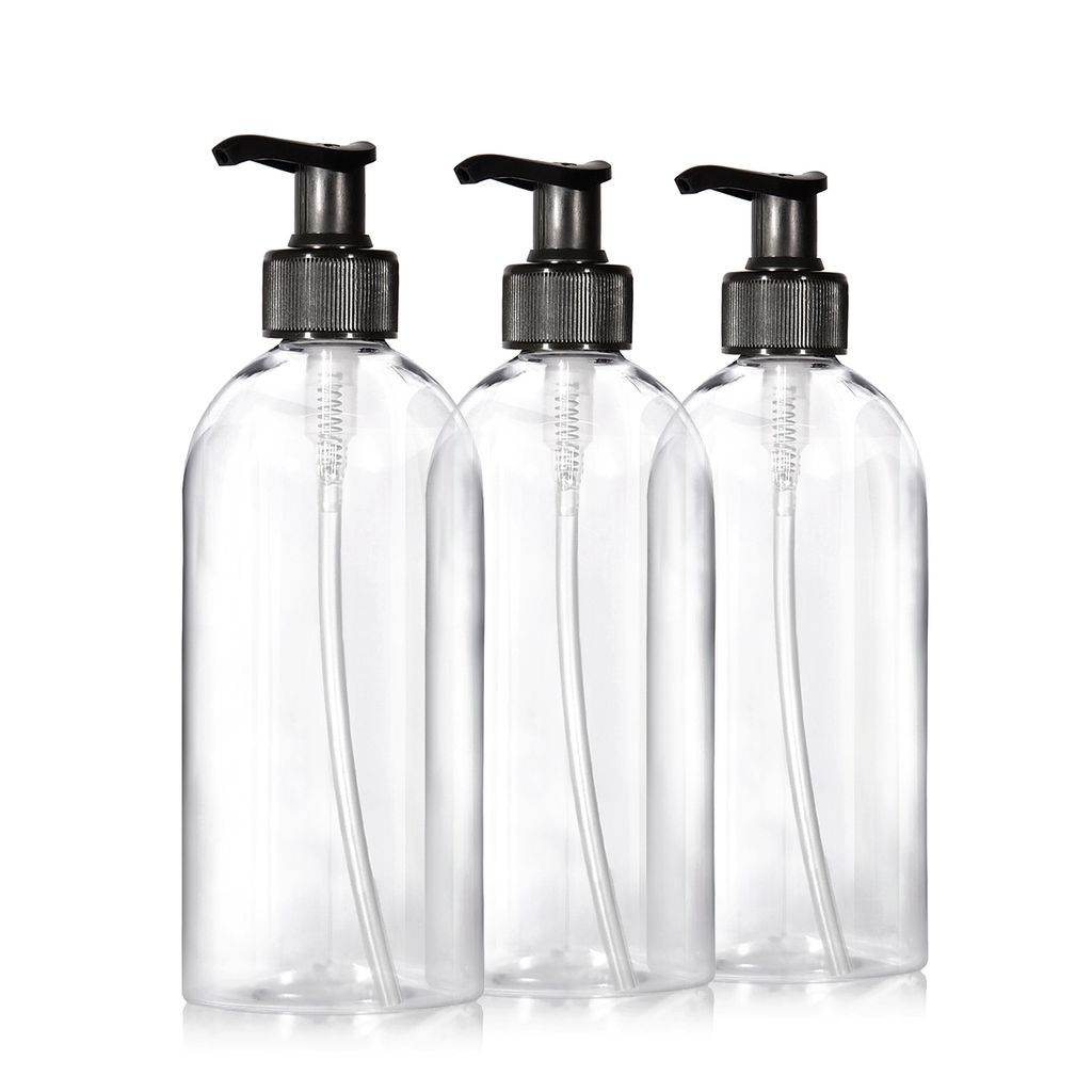 3 flacons distributeurs de savon de 500 ml, plastique, Image du produit 