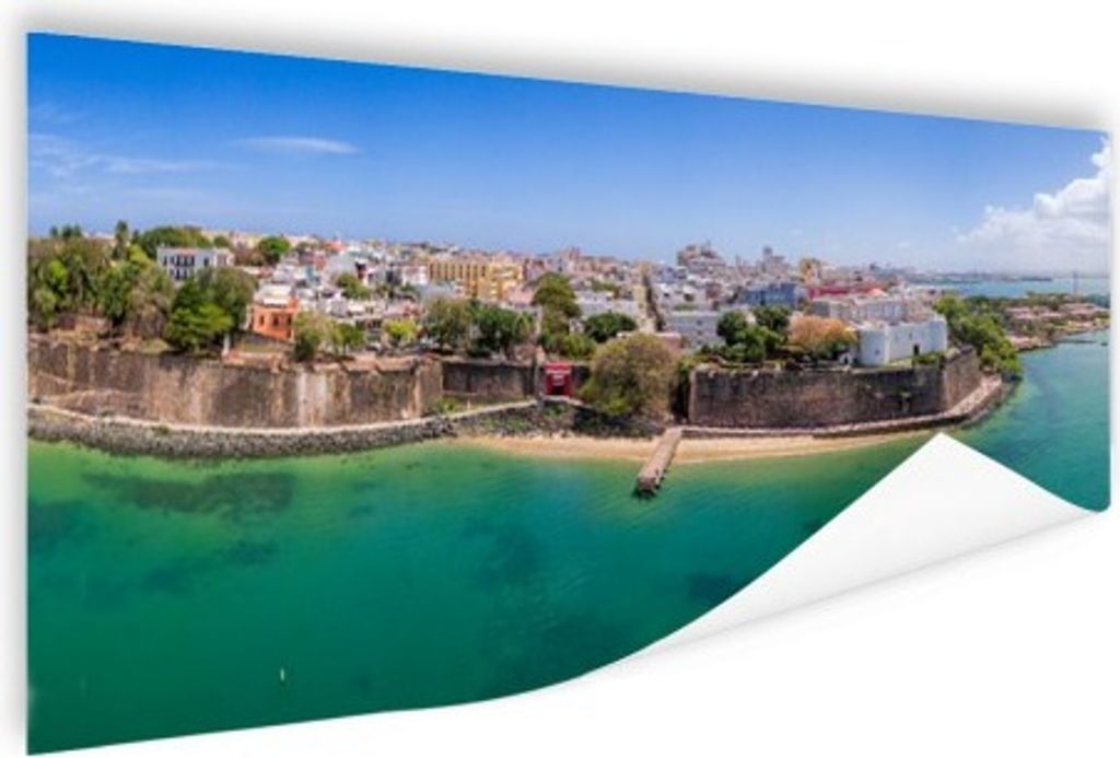 MuchoWow Poster San Juan Fotodruck 80x40 cm - Wanddeko