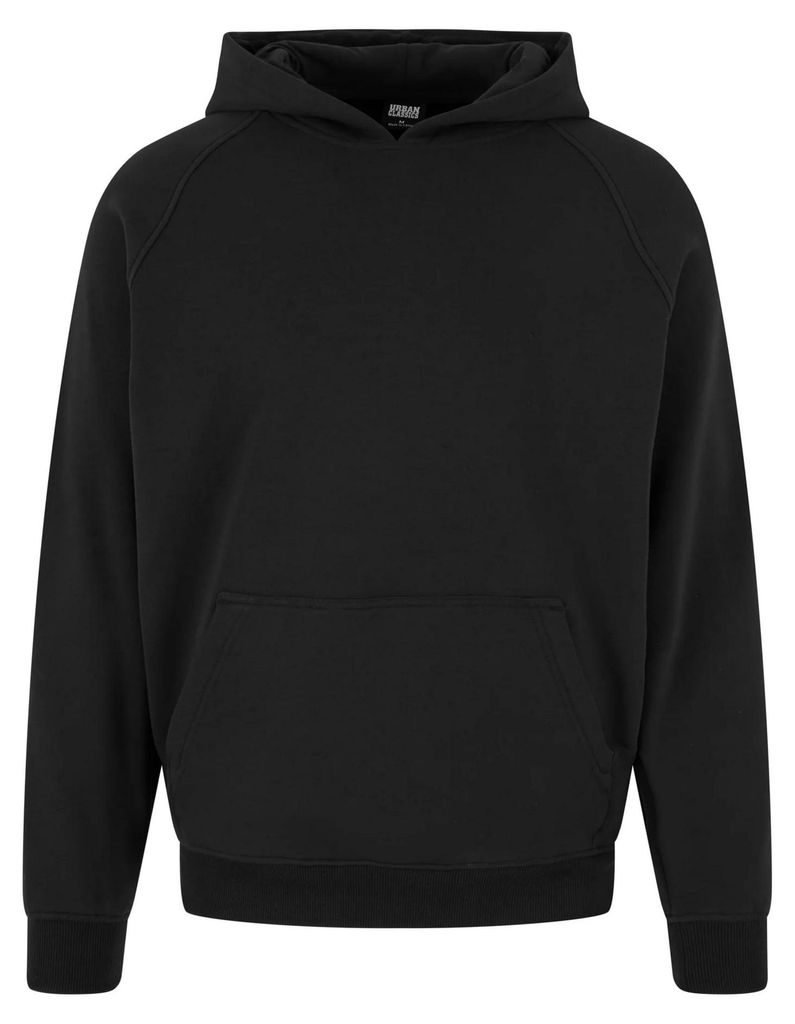 Urban Classics - "Cosy" Kapuzenpullover für Herren Raglanärmel TN1053 (XL) (Schwarz)