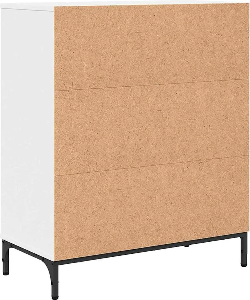 SYFAX™ Credenza Bianca 69,5x33x82 cm - Mobile in Legno Multistrato Robusto