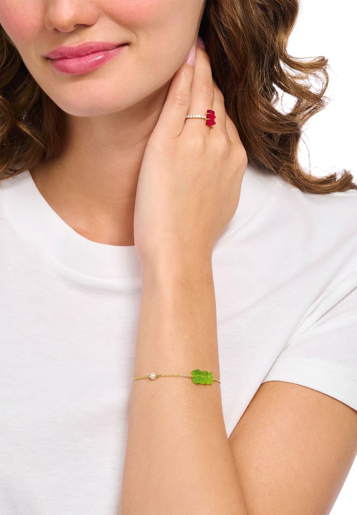 Thomas Sabo A2151-445-6-L19V Vergoldetes Goldbären Armband Produktbild 7