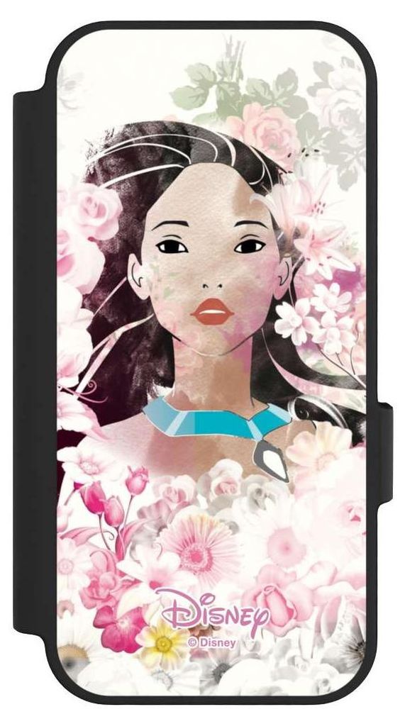 NIVOCASE Klapphülle für Google Pixel 10 Handyhülle aus Kunst Leder NIVOflip schwarz Disney Offizielles Lizenzprodukt Pocahontas