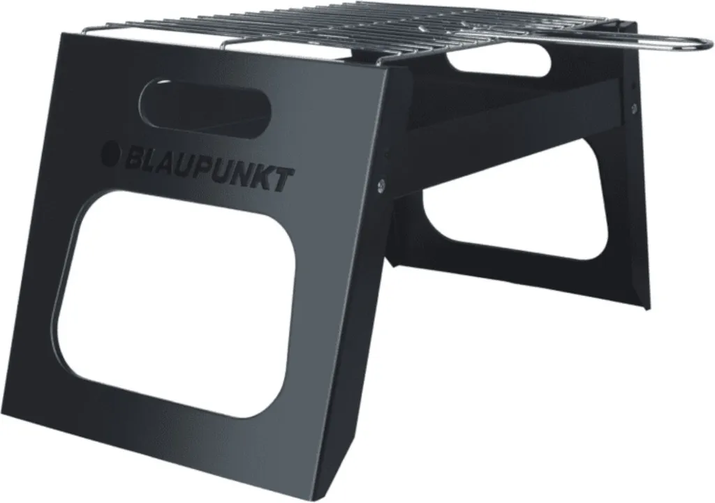 Barbecue Charbon Portable Pliable avec Grille en Acier pour Extérieur