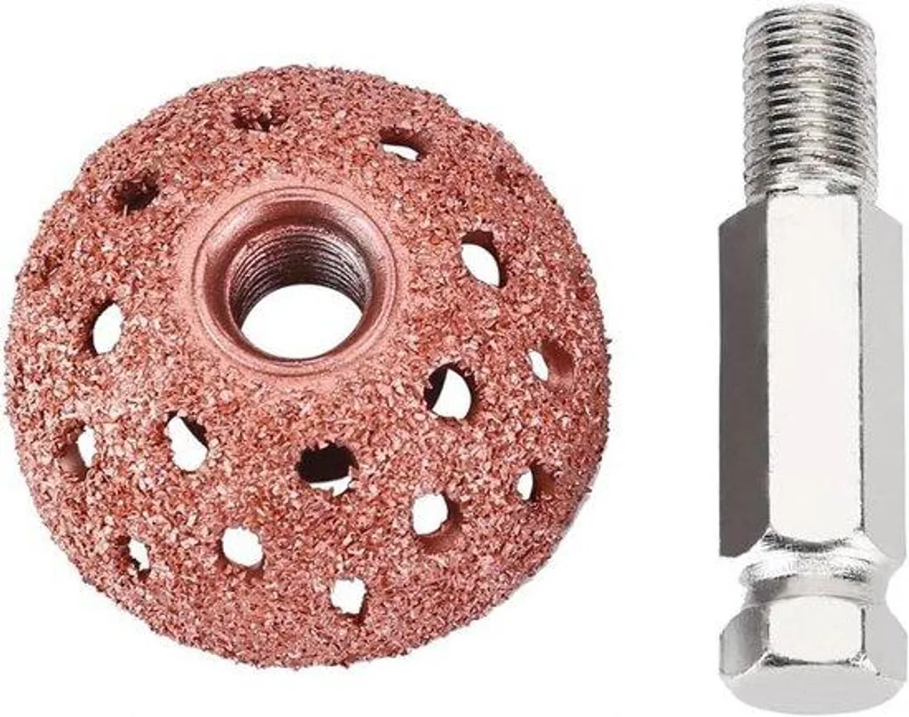 Tête de ponçage en alliage de tungstène 38 mm avec tige de raccordement