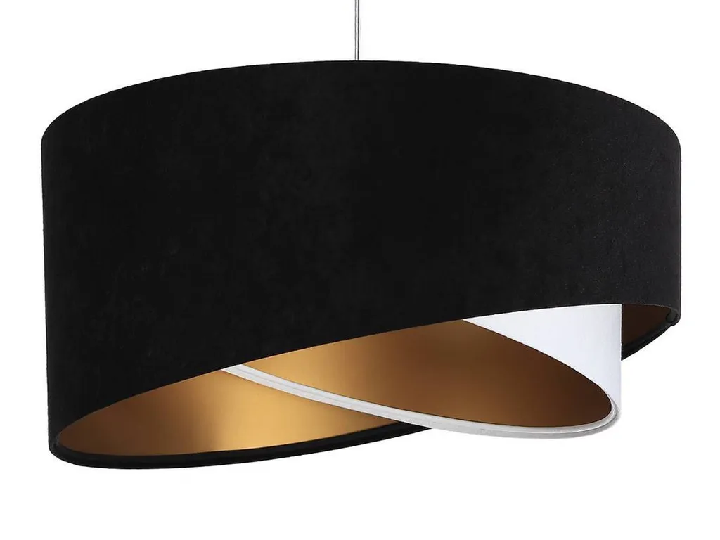 Suspension asymétrique pour salon et chambre, velours 50 cm
