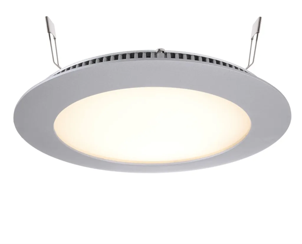 Pannello LED Kapego 12W LED, 2700K bianco caldo, argento, 350mA