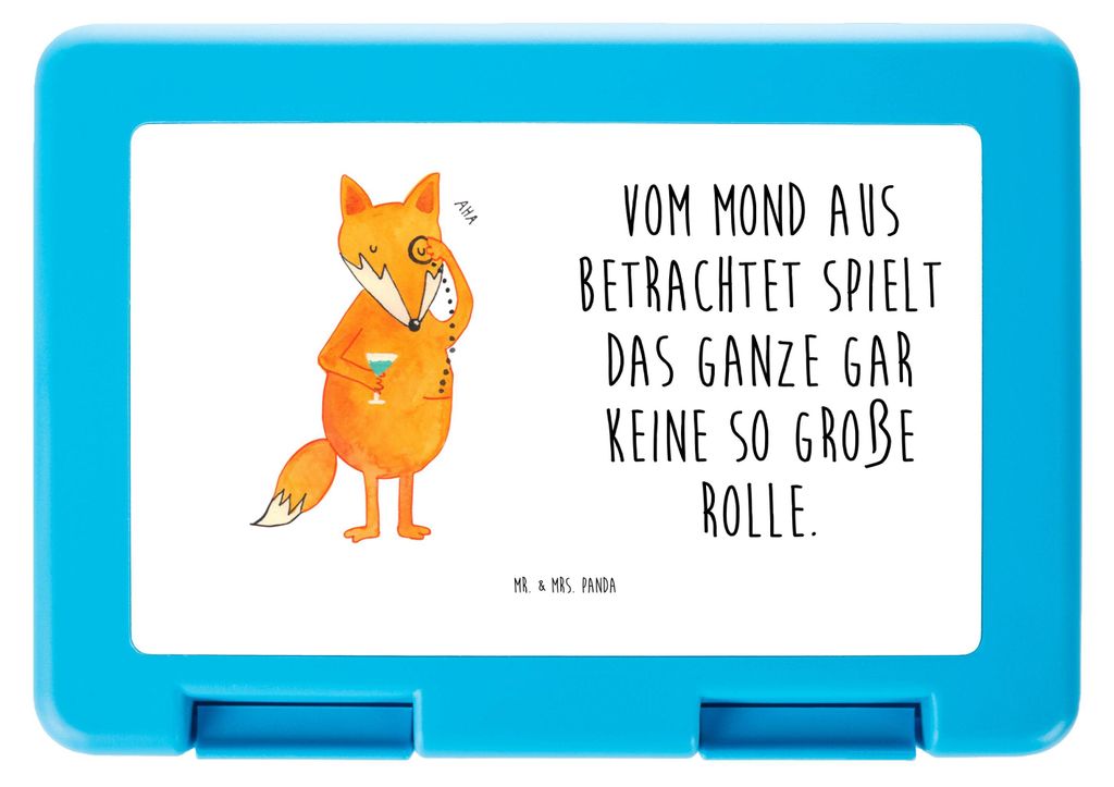 Mr. & Mrs. Panda Bento Box Fuchs Lord - Weiß - Geschenk, Bentobox, Neugierig, Spruch Lustig, Vesperbox, Schick, Essensbox, Motivation, Füchse, Lu...