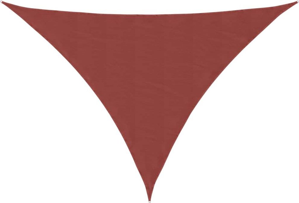 Sonnensegel Oxford-Gewebe Dreieckig 3x4x5 m Terracotta-Rot