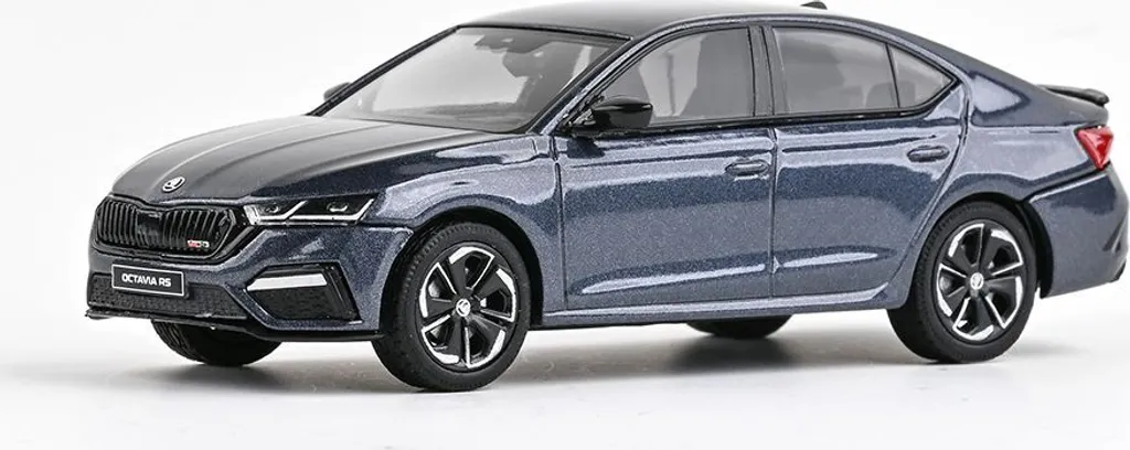 Voiture Miniature Skoda Octavia IV RS 2020 Abrex 1:43 Gris Anthracite