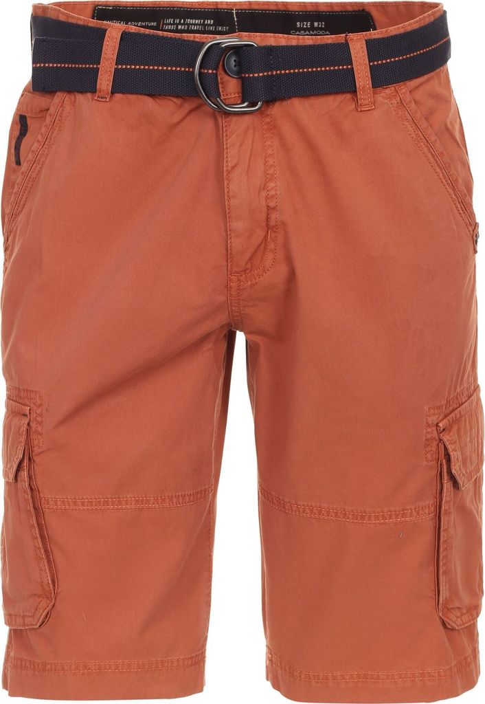 CASAMODA Herren Cargo-Bermuda-Shorts 1/2 Regular Fit Orange Produktbild 