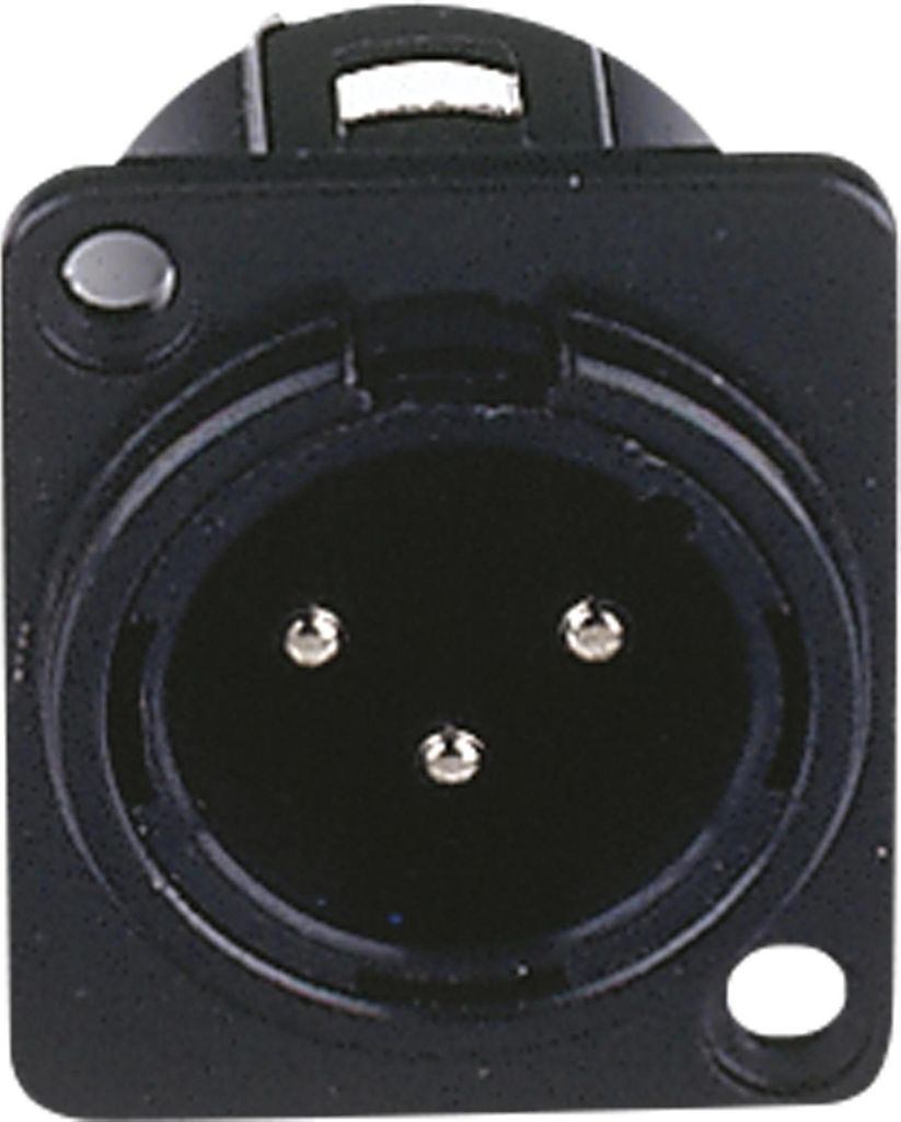 DAP XLR 3P Chassis - male Male