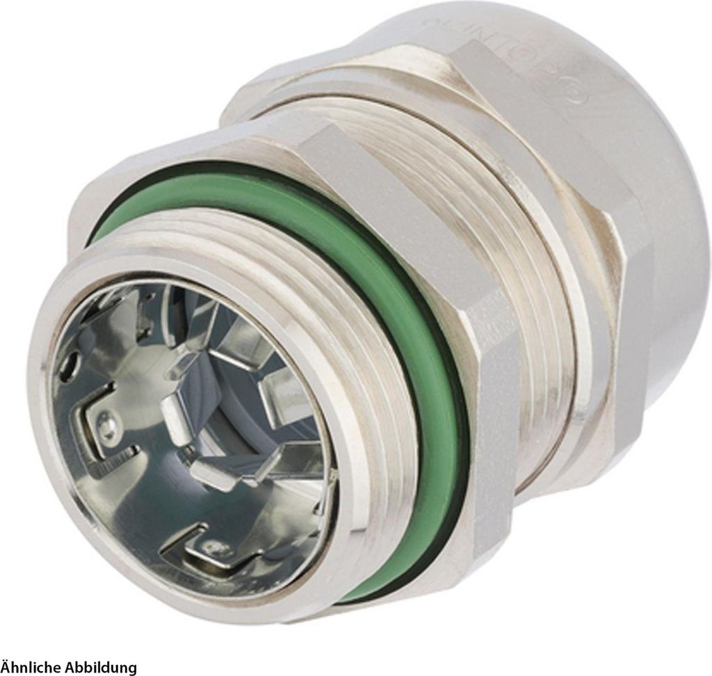 LAPP Verschraubung halogenfrei EMV M20x1,5 Messing (CuZn) vernickelt Gewindelänge 8,5mm - 1 Stück