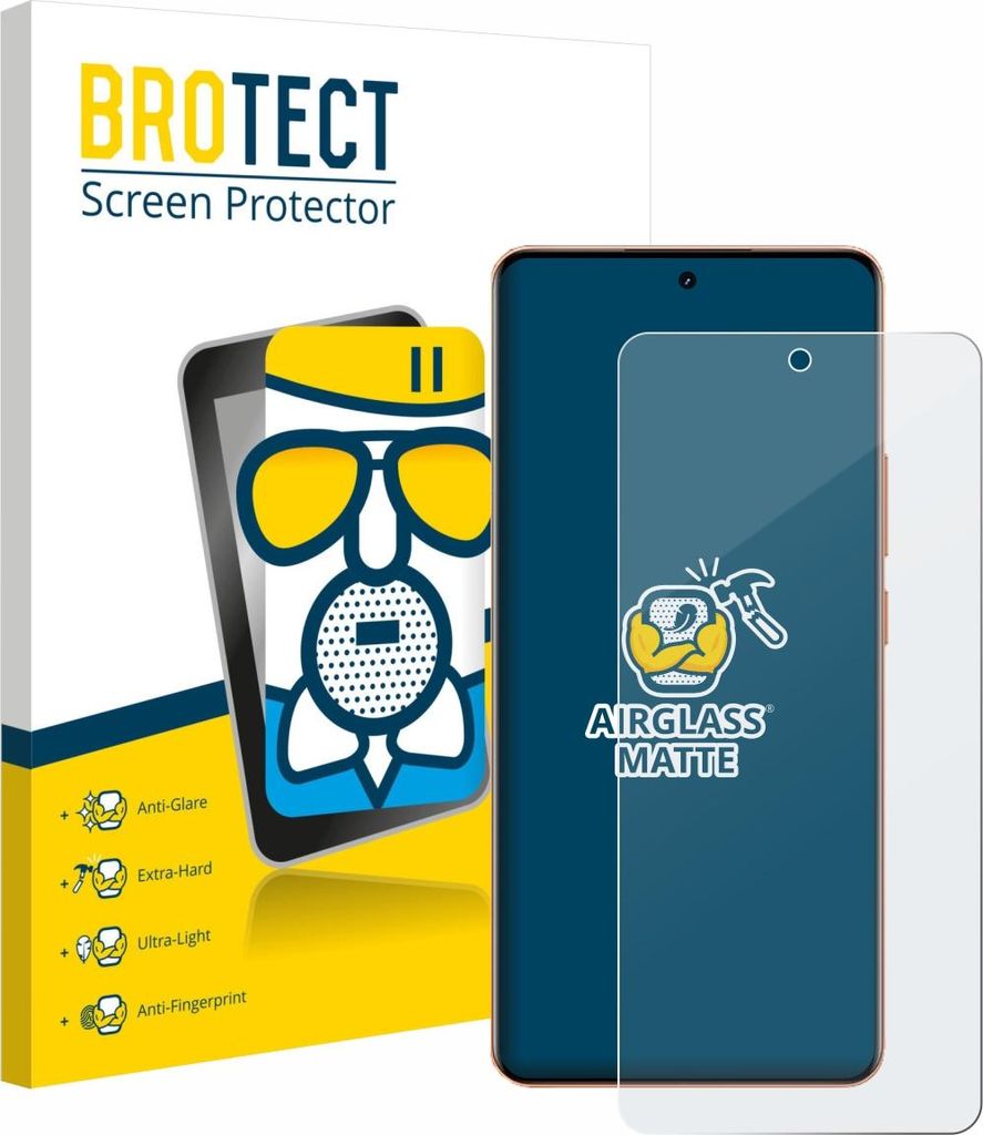 BROTECT Entspiegelungs Schutzglas für realme P4 Power Schutzfolie Panzer Folie Glas Display Schutz matt