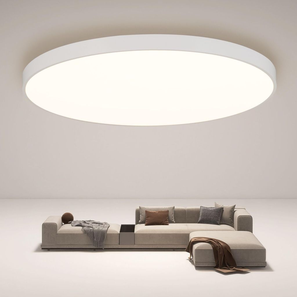 JDONG LED Deckenleuchte 36W Flach Rund Weiß Deckenlampe Produktbild 