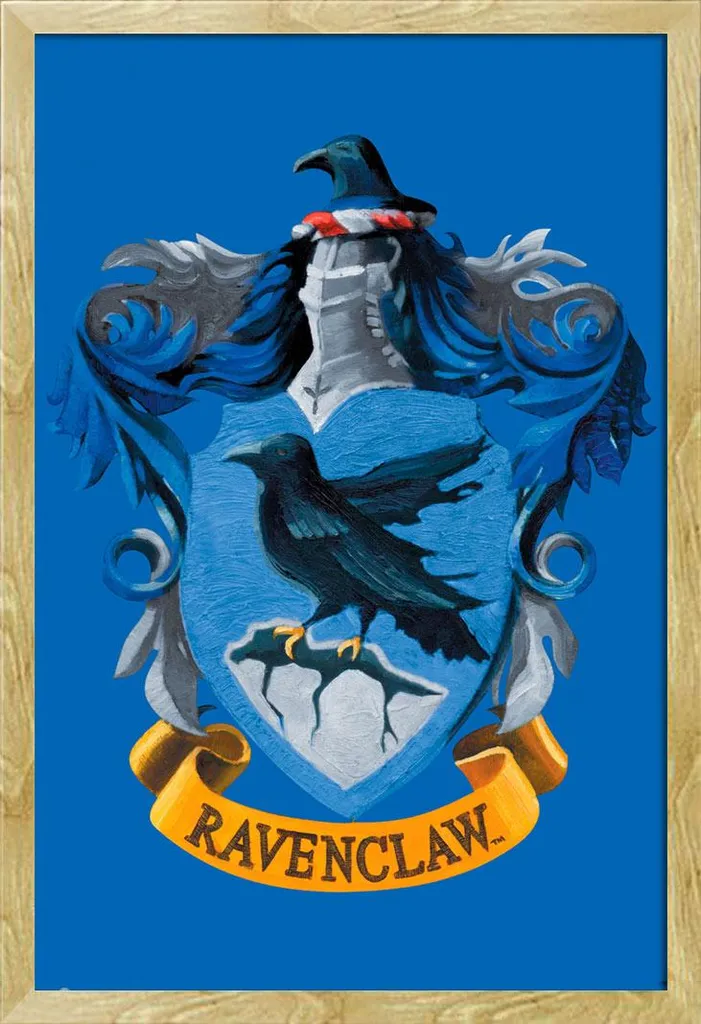 Poster Ravenclaw Harry Potter: Lo Spirito di Corvonero in Cornice Shinsuke