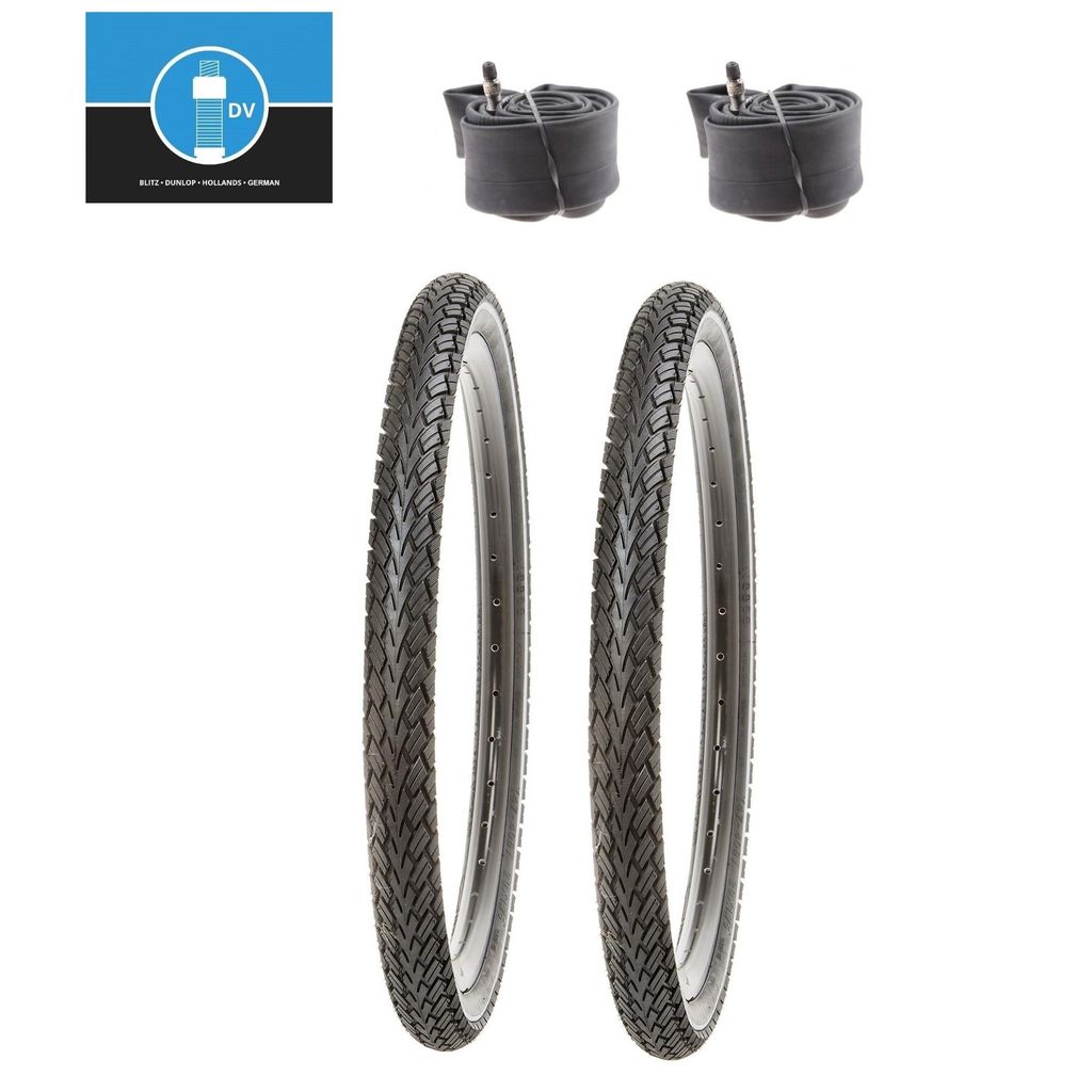 2 x Fahrradreifen 28 x 1,50 Zoll 40-622 (700x38C) SET KUJO inkl. 2 x DV Schlauch