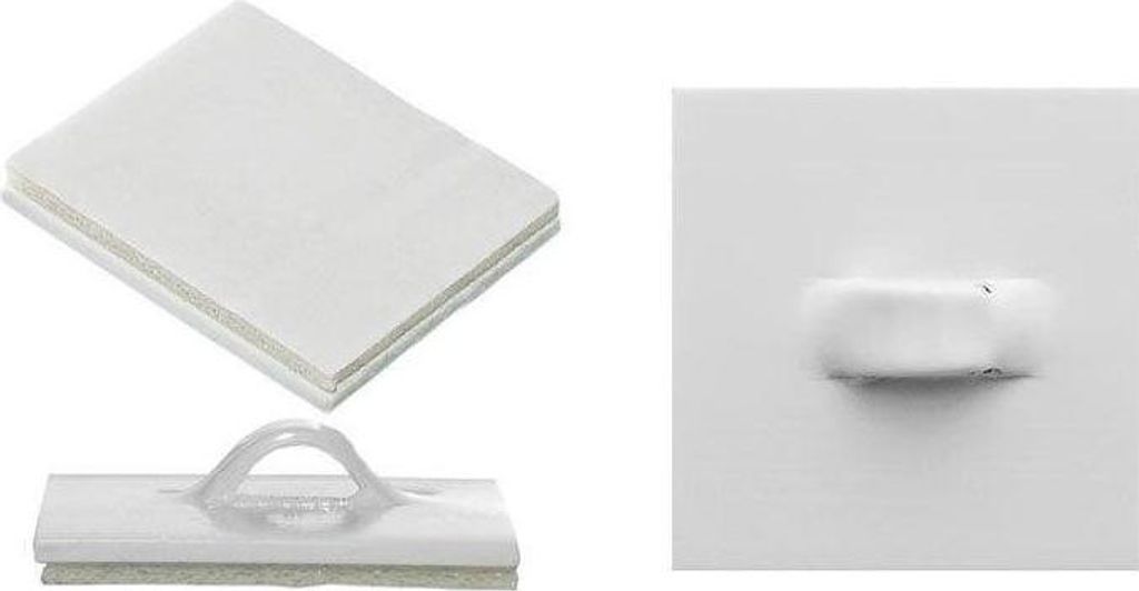 Selbstklebende Tragegriffe mit Öse, Tragkraft 0,5 kg, 100 Stk.