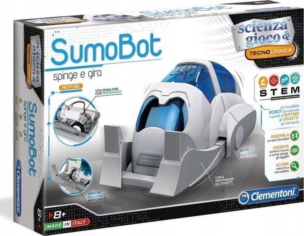Wissenschaftlicher Spaß SumoBot Robotik Labor Clementoni Produktbild 