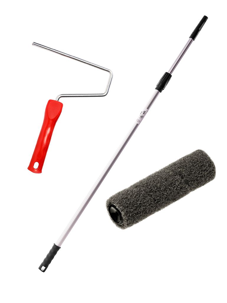 Set - Spezialwalze für Spachtelmasse 25cm mit Bügel und Produktbild 