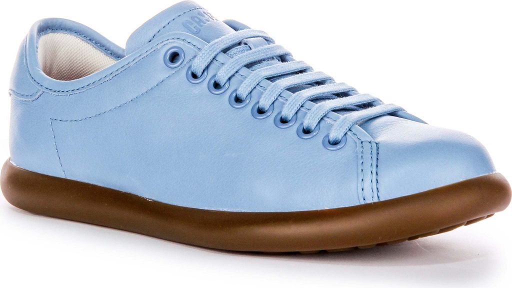 Camper Pelotas Soller Wasser sparende Lea Recy Ortholit Nubukleder Sneaker in Blau – 6W UK - 39 EU - 8.5W US / Blue