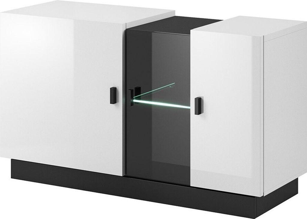 Meublorama DS-HA-QUARTZ-2495GP43*2C/61KG, 3 Tür(en), Weiß, Mitteldichte Faserplatte (MDF), 2 Jahr(e), 430 mm, 1240 mm