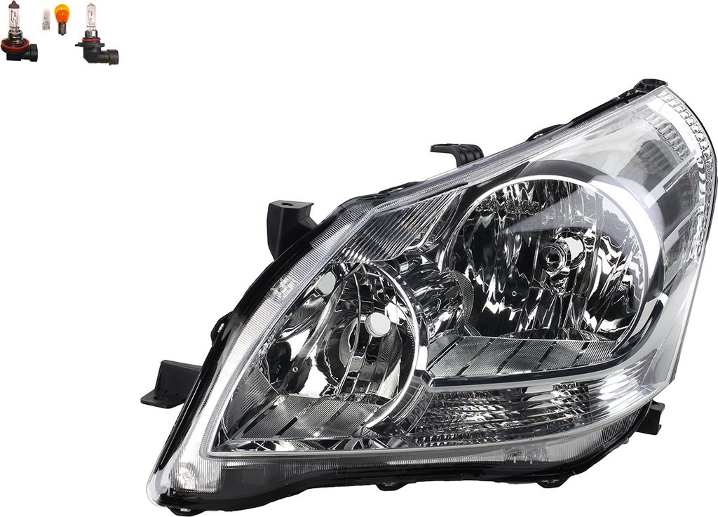 Johns, Scheinwerfer Halogen passend für Toyota Verso 04/2009-02/2013 Links Leuchtmittel 811700F090