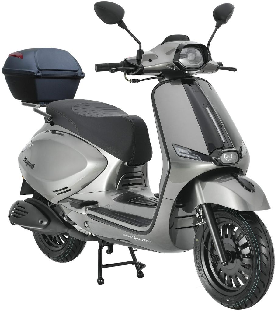 Motorroller Napoli 50 ccm 45 km/h EURO 5 silber-schwarz Produktbild 