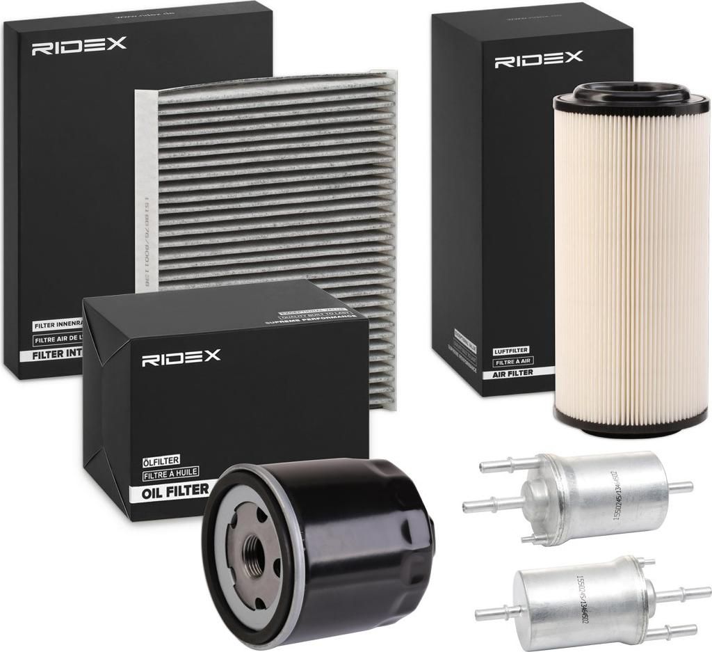 RIDEX Filterset Inspektionspaket Filtersatz für AUDI A2 (8Z0)