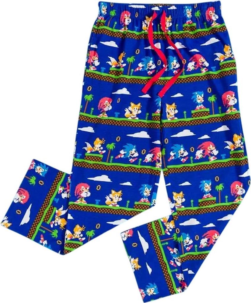 Sonic The Hedgehog - Loungehose für Herren TT796 (3XL) (Blau)