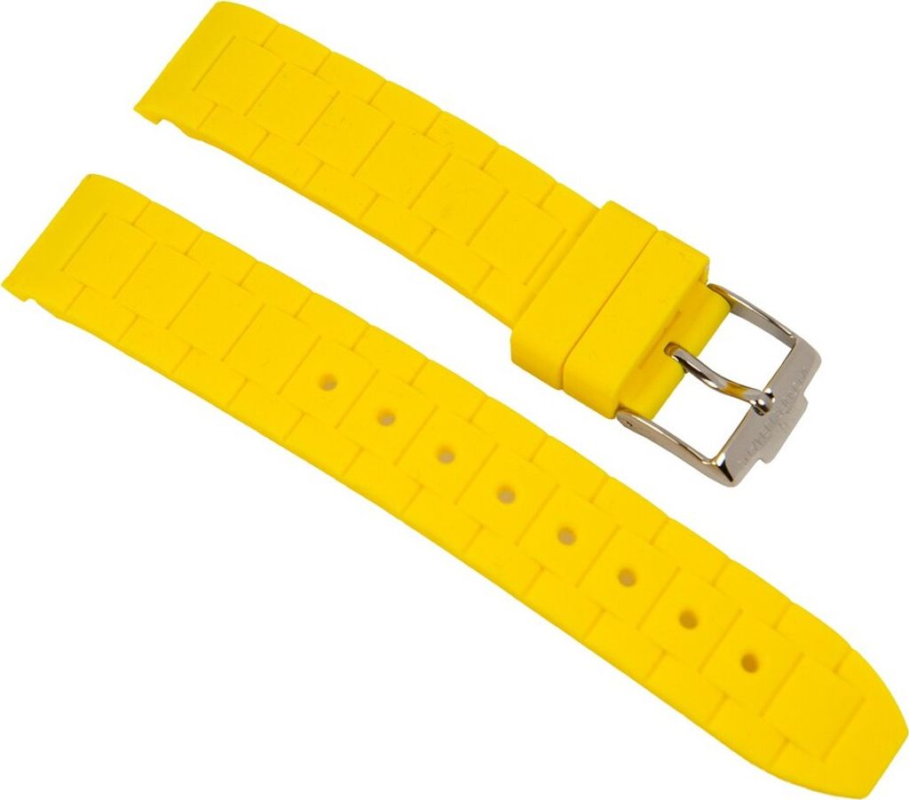 Ersatzband Silikon Gelb Jacques Lemans Rome Sports 1-1623E 1-1745