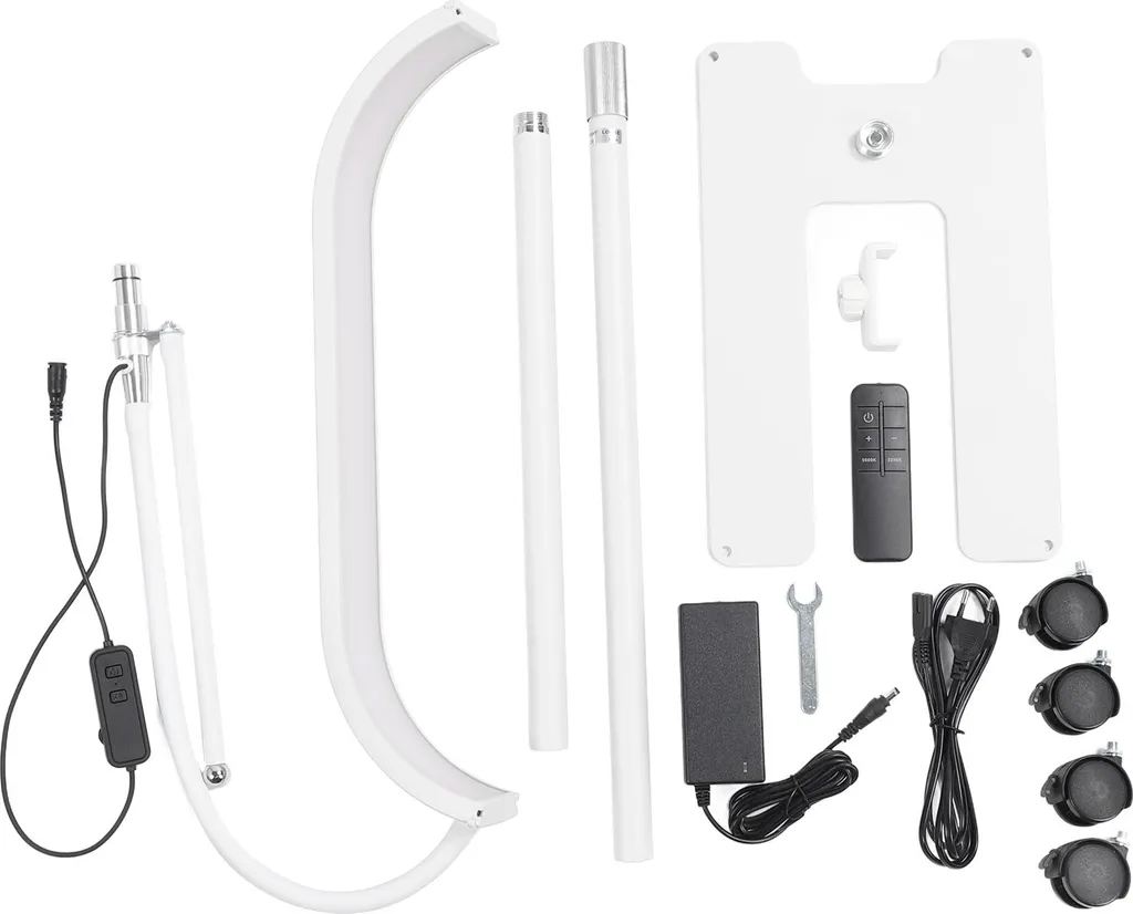 Lampe sur pied rétractable pour soins esthétiques et pose de faux cils - 2
