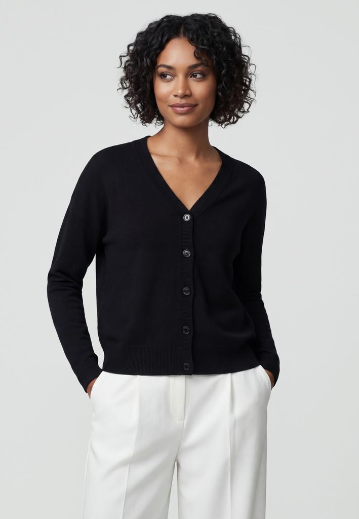 CHANCERY damen strickjacke - schwarz, XS/S