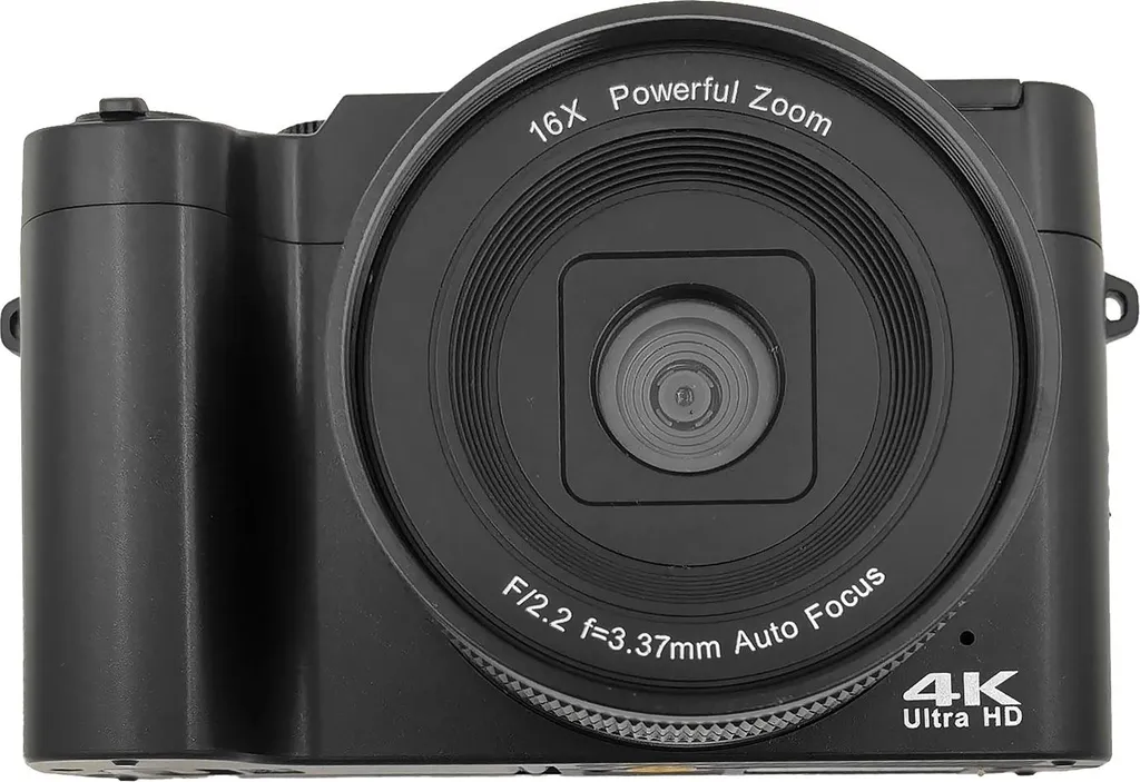 Caméscope numérique 4K tactile INF DC218T à double objectif noir mat - 11