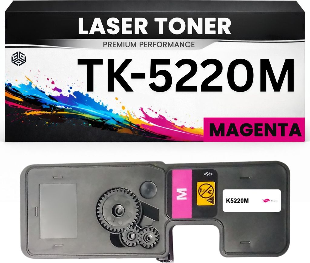 Toner kits kompatibel für Kyocera TK-5220M ECOSYS M5521cdn/M5521cdw/P5021cdn/P5021cdw in Magenta