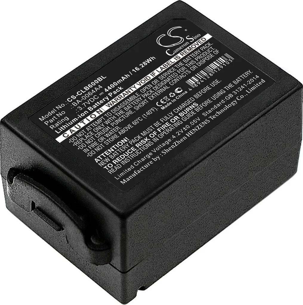 Batterie Rechargeable Li-ion pour Terminal CipherLAB CP60 et CP60G